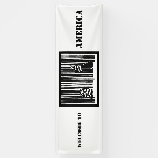 Willkommen in AMERIKA Banner (Vertikal)