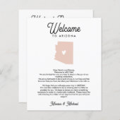 Willkommen in ARIZONA | Briefe & Unterkünfte JEDE (Vorne/Hinten)