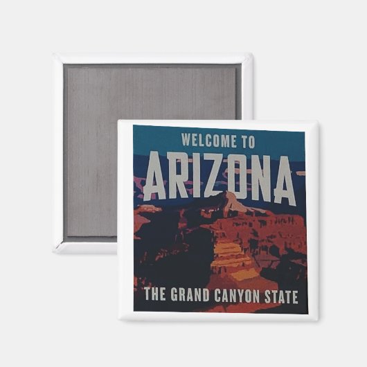 Willkommen in Arizona Magnet (Vorderseite/Rückseite)