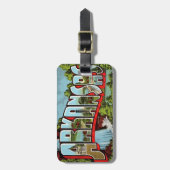 Willkommen in Arkansas Gepäckanhänger (Vorderseite vertikal)