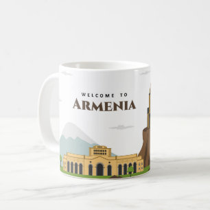 Willkommen in Armenien Kaffeetasse