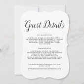 Willkommen in Australien | HOCHZEIT IN URLAUBSORT Einladung (Rückseite)