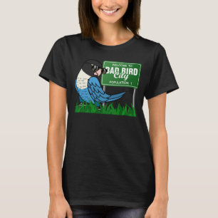 Willkommen in Bad Bird City I Blue maskiert Lovebi T-Shirt