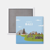 Willkommen in Bali Magnet (Vorderseite/Rückseite)