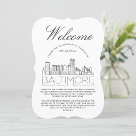 Willkommen in Baltimore | Hotelgäste Details Einla Einladung
