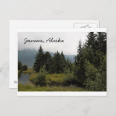 willkommen in Beautiful Juneau, Alaska Postkarte (Vorne/Hinten)