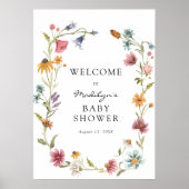 Willkommen in Bloom Baby Dusche Poster (Vorne)