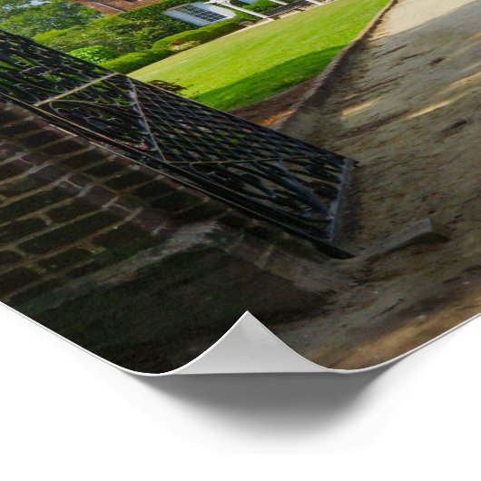 Willkommen in Boone Hall Poster (Ecke)