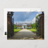 Willkommen in Boone Hall Postkarte (Vorne/Hinten)