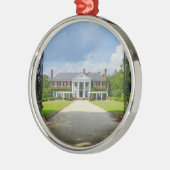 Willkommen in Boone Hall Silbernes Ornament (Links)