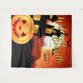 Willkommen in Booville Halloween | Hintergrund Wandteppich (Vorderseite (Horizontal))