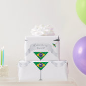 Willkommen in Brasilien Geschenkpapier