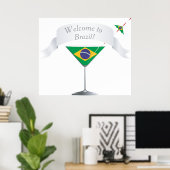 Willkommen in Brasilien Poster (Heimbüro)