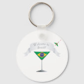 Willkommen in Brasilien Schlüsselanhänger (Rückseite)