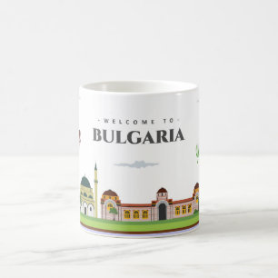 Willkommen in Bulgarien Kaffeetasse