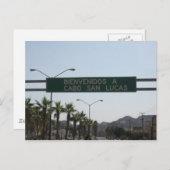 Willkommen in Cabo San Lucas Postkarte (Vorne/Hinten)