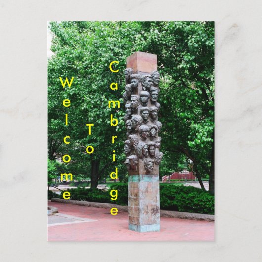 Willkommen in Cambridge Postkarte (Vorderseite)