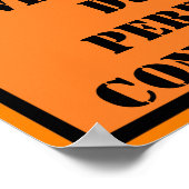 Willkommen in Chaos Poster (Ecke)