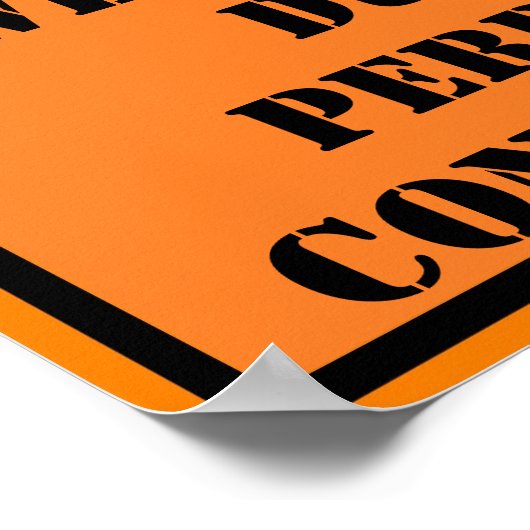 Willkommen in Chaos Poster (Ecke)