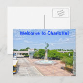Willkommen in Charlotte! Postkarte (Vorne/Hinten)