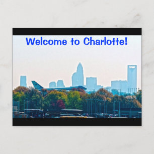 Willkommen in Charlotte! Postkarte