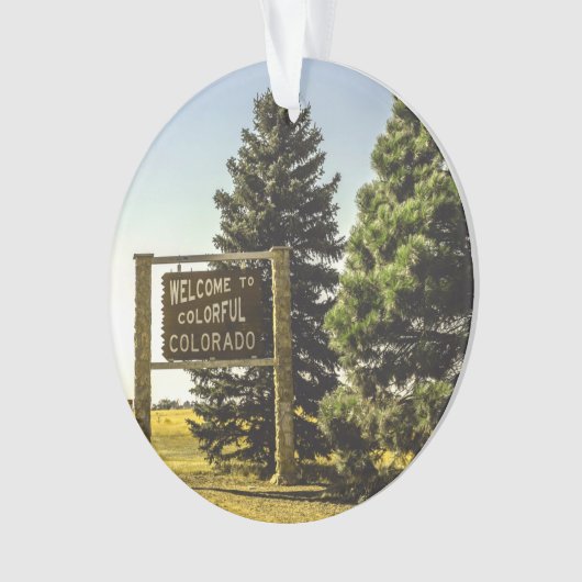 Willkommen in Colorado Ornament (Vorderseite)