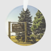 Willkommen in Colorado Ornament (Vorderseite)