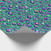 Willkommen in den 90er Jahren Geschenkpapier (Ecke)