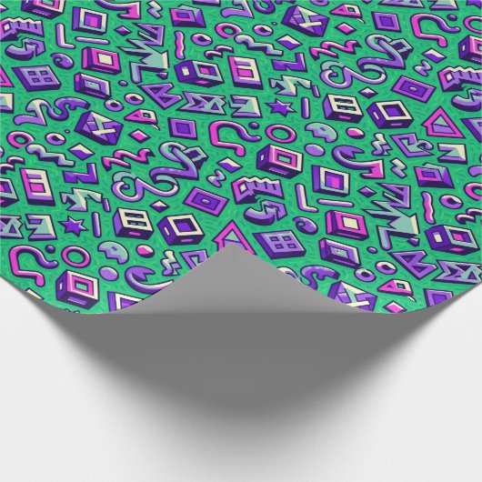 Willkommen in den 90er Jahren Geschenkpapier (Ecke)