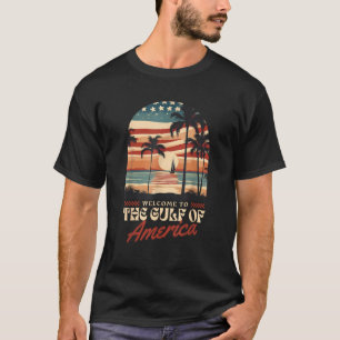 Willkommen in den USA Golf Retro Vintag Beach USA T-Shirt