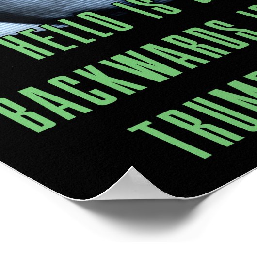 Willkommen in der Bizarro World - Anti-Präsident T Poster (Ecke)