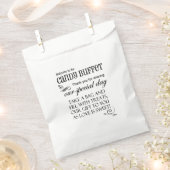 Willkommen in der Candy Buffet Gefallen Tasche Geschenktütchen (Ausgeschnitten)