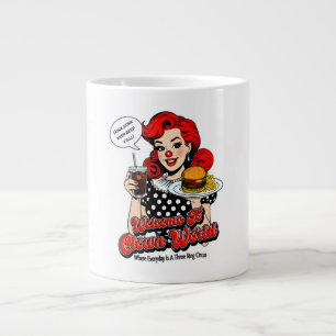 Willkommen in der Clown-Welt-Spezialtasse Jumbo-Tasse