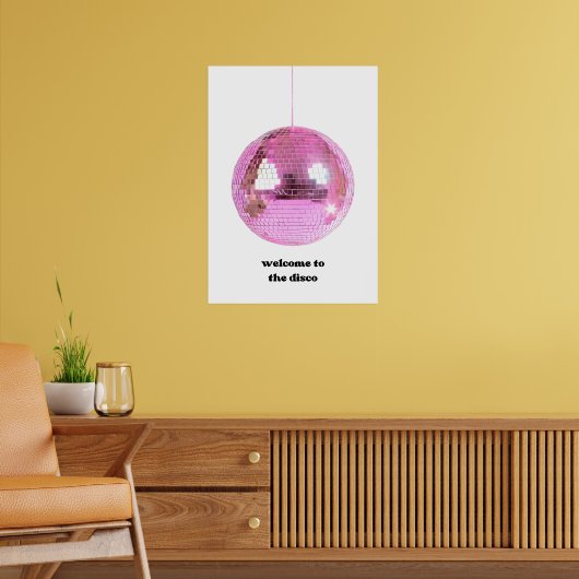 Willkommen in der Diskothek Poster (Wohnzimmer 2)