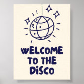 Willkommen in der Diskothek | Wohngestaltung | Pos Poster (Vorne)