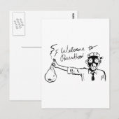 Willkommen in der Elternschaft Postkarte (Vorne/Hinten)