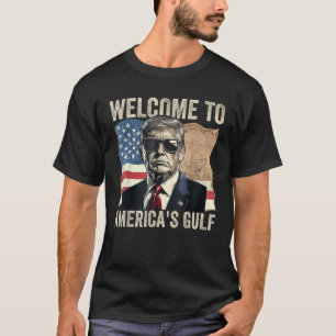 Willkommen in der Fahne des amerikanischen Präside T-Shirt