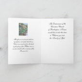 Willkommen in der Familie Gottes Karte (Innenseite)