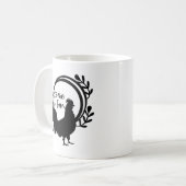 Willkommen in der Farm Rooster Coffee Tasse (Vorderseite Links)