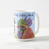 Willkommen in der Funny Farm Chickens Kaffeetasse (VorderseiteRechts)
