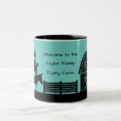 Willkommen in der Funny Farm Tasse (Mittel)