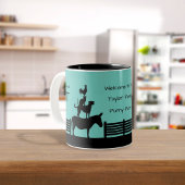 Willkommen in der Funny Farm Tasse