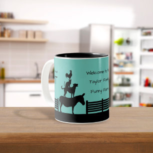 Willkommen in der Funny Farm Tasse