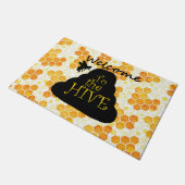 Willkommen in der Hive Fußmatte (Schrägansicht)