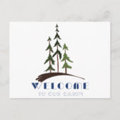 Willkommen in der Hütte Postkarte (Vorderseite)