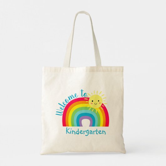 Willkommen in der Kindergarten Tote Tasche (Rückseite)