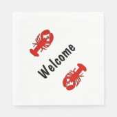 Willkommen in der Lobby Serviette (Vorderseite)