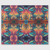 Willkommen in der magischen Welt des Dino Geschenkpapier (Flach)