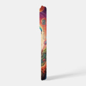 Willkommen in der magischen Welt des Dino iPhone Hülle (Linke Seite)