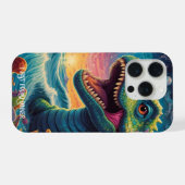 Willkommen in der magischen Welt des Dino iPhone Hülle (Rückseite (Horizontal))